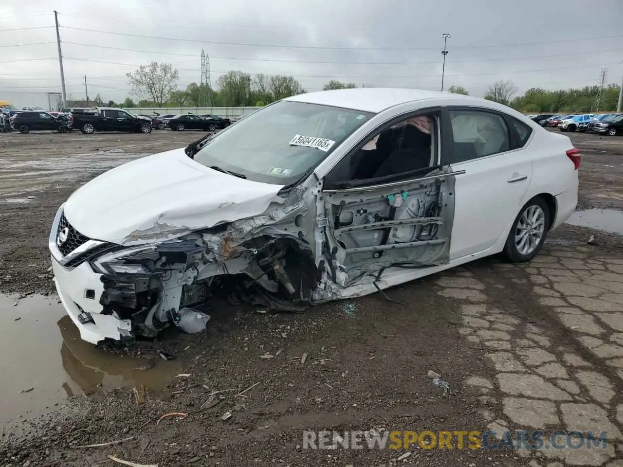 1 Photograph of a damaged car 3N1AB7AP3KY420270 NISSAN SENTRA 2019