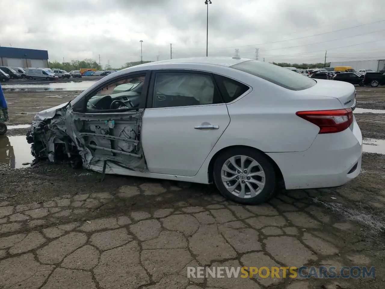 2 Photograph of a damaged car 3N1AB7AP3KY420270 NISSAN SENTRA 2019