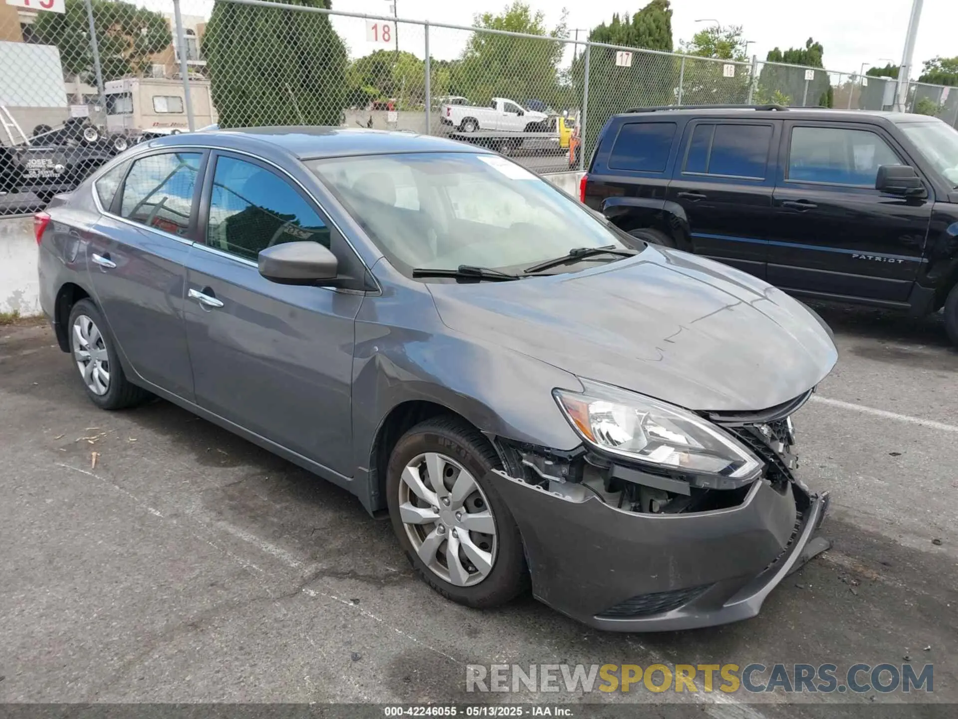 1 Photograph of a damaged car 3N1AB7AP3KY426487 NISSAN SENTRA 2019