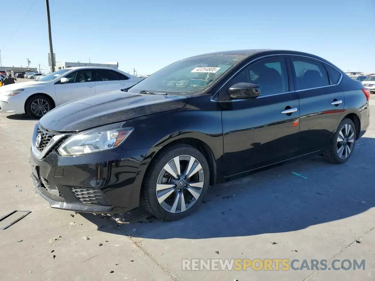 1 Photograph of a damaged car 3N1AB7AP3KY435013 NISSAN SENTRA 2019