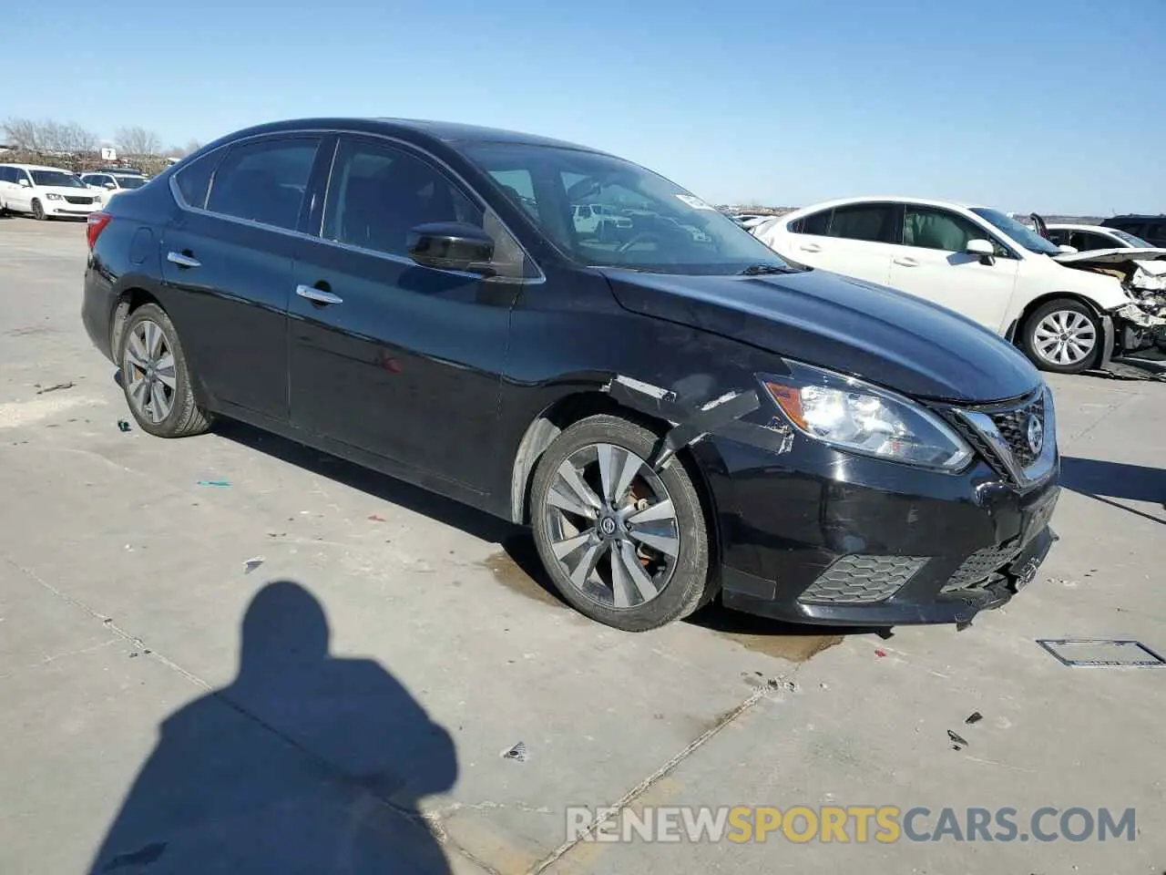 4 Photograph of a damaged car 3N1AB7AP3KY435013 NISSAN SENTRA 2019