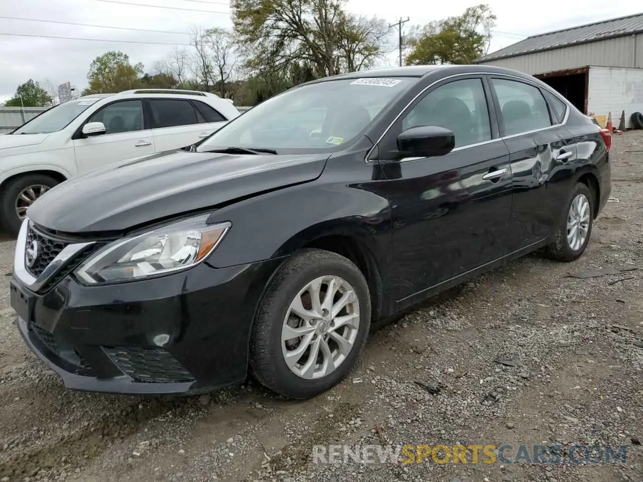 1 Photograph of a damaged car 3N1AB7AP4KL605618 NISSAN SENTRA 2019