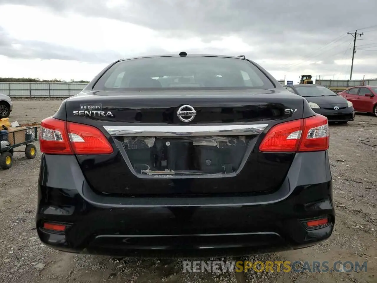 6 Photograph of a damaged car 3N1AB7AP4KL605618 NISSAN SENTRA 2019