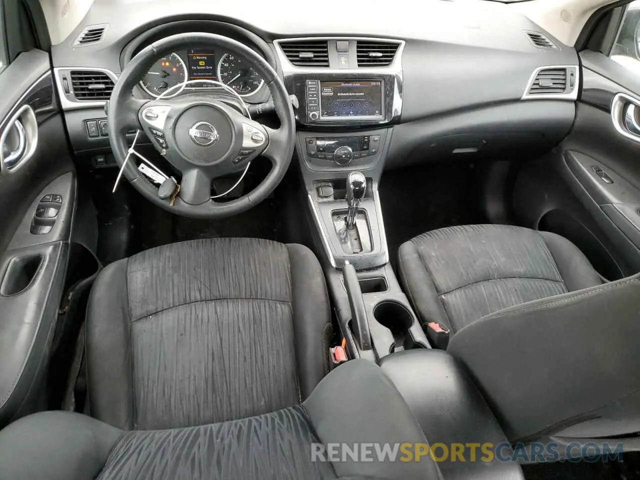8 Photograph of a damaged car 3N1AB7AP4KL605618 NISSAN SENTRA 2019