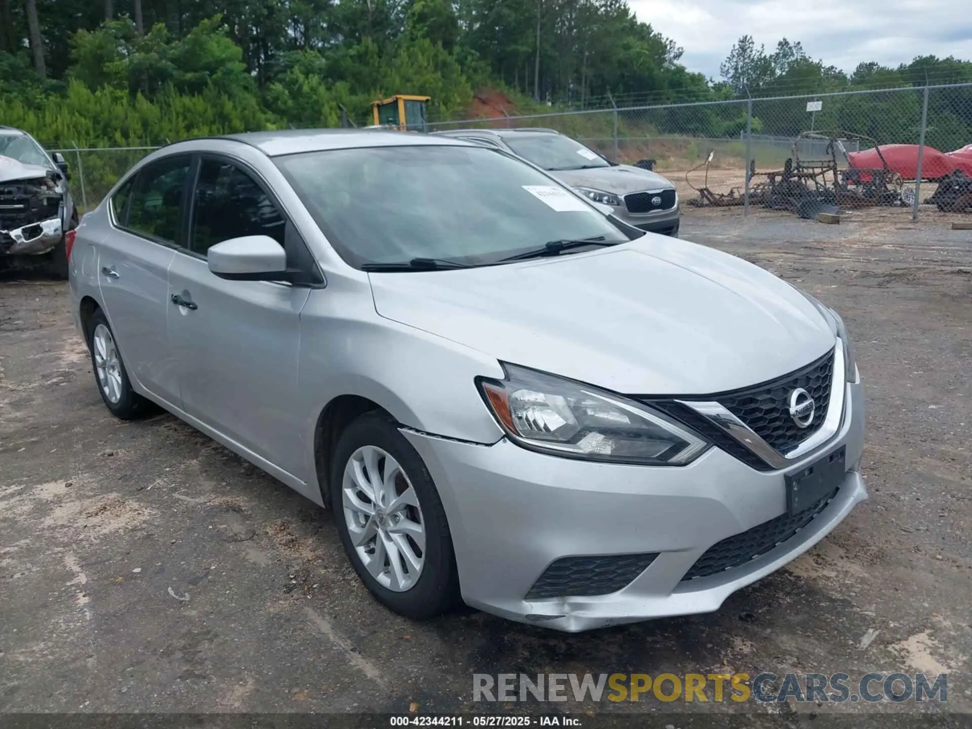 1 Photograph of a damaged car 3N1AB7AP4KL620149 NISSAN SENTRA 2019
