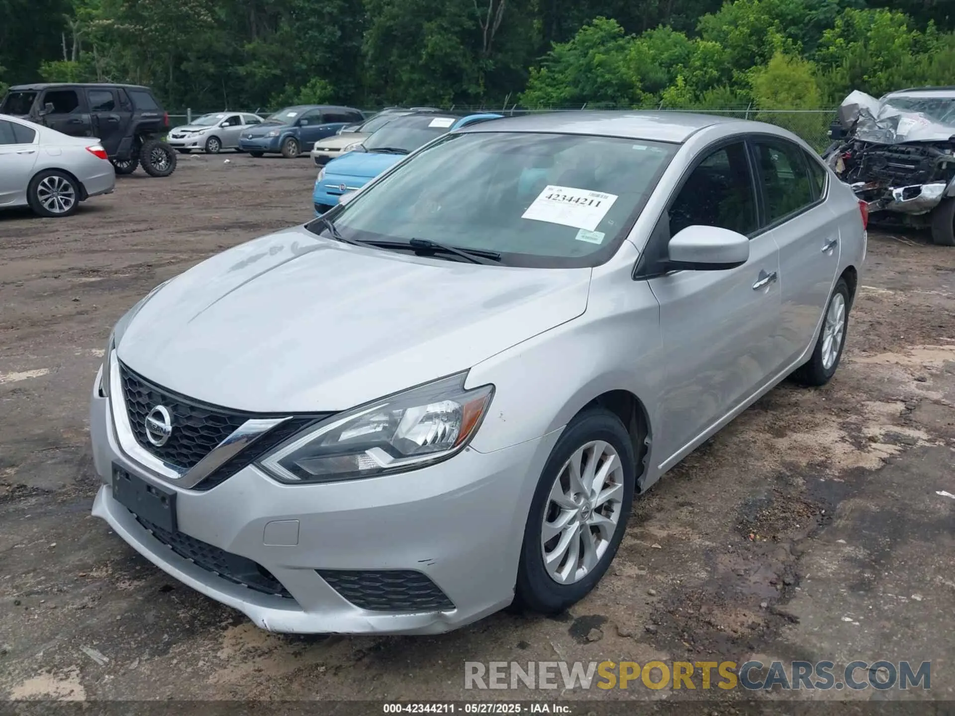 2 Photograph of a damaged car 3N1AB7AP4KL620149 NISSAN SENTRA 2019