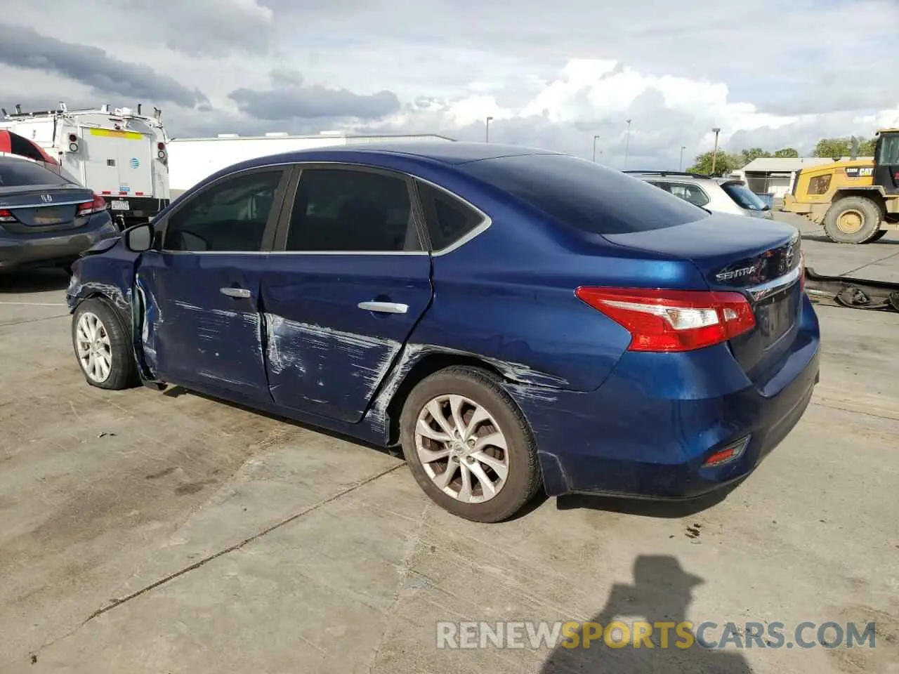 2 Photograph of a damaged car 3N1AB7AP4KY211037 NISSAN SENTRA 2019