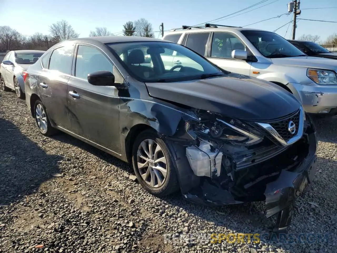 4 Photograph of a damaged car 3N1AB7AP4KY223592 NISSAN SENTRA 2019