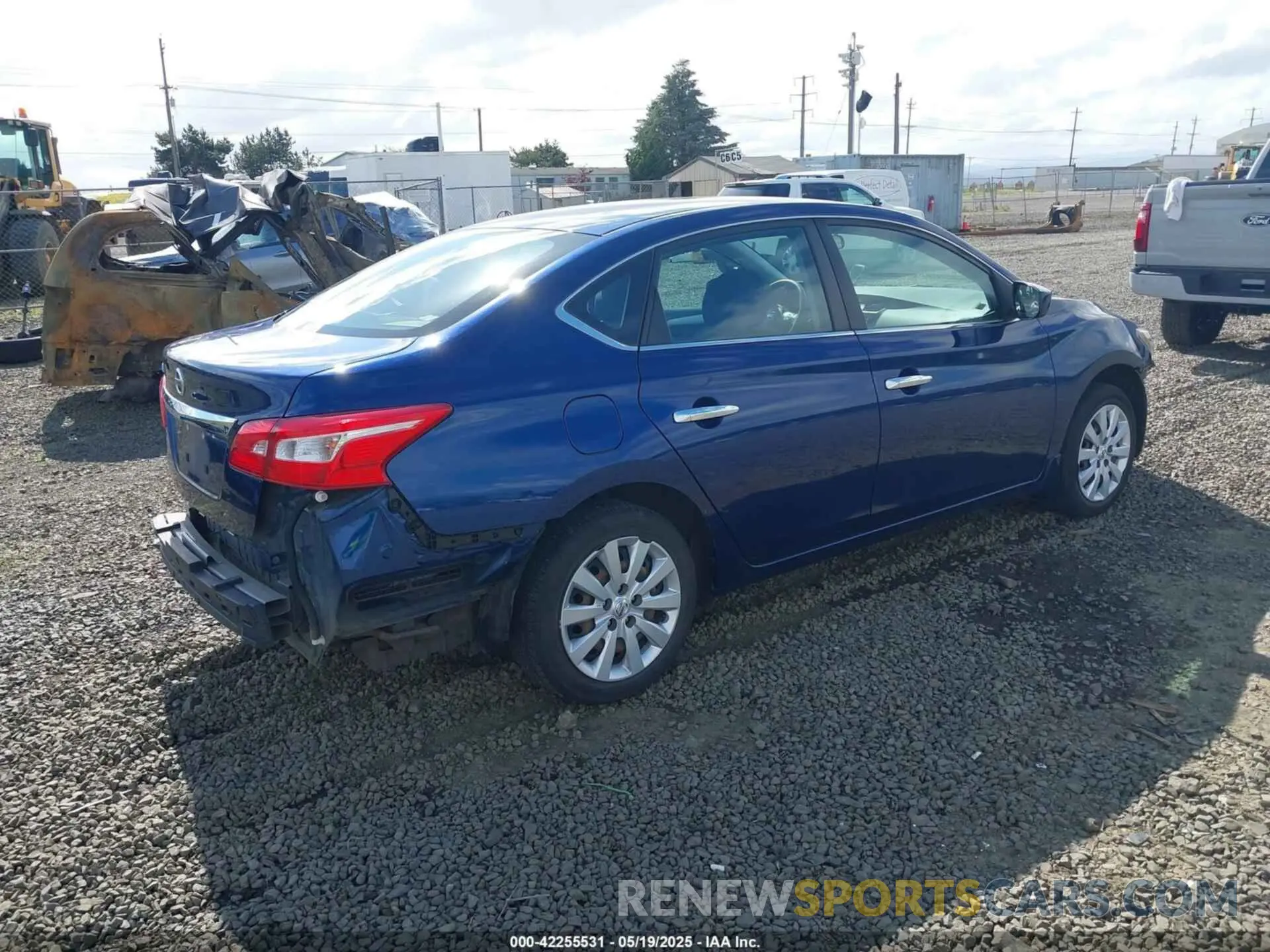 4 Photograph of a damaged car 3N1AB7AP4KY252400 NISSAN SENTRA 2019