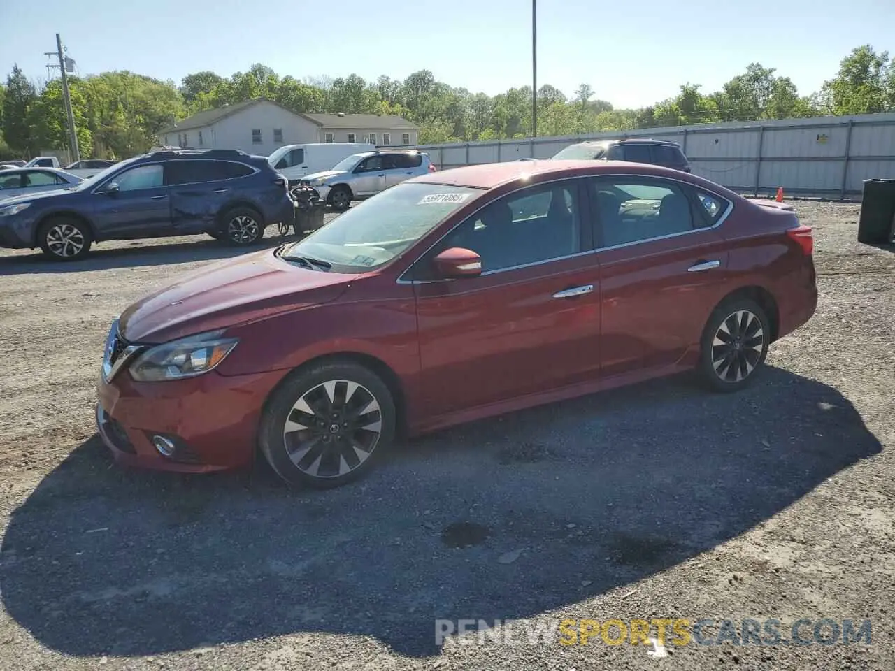 1 Photograph of a damaged car 3N1AB7AP4KY253952 NISSAN SENTRA 2019