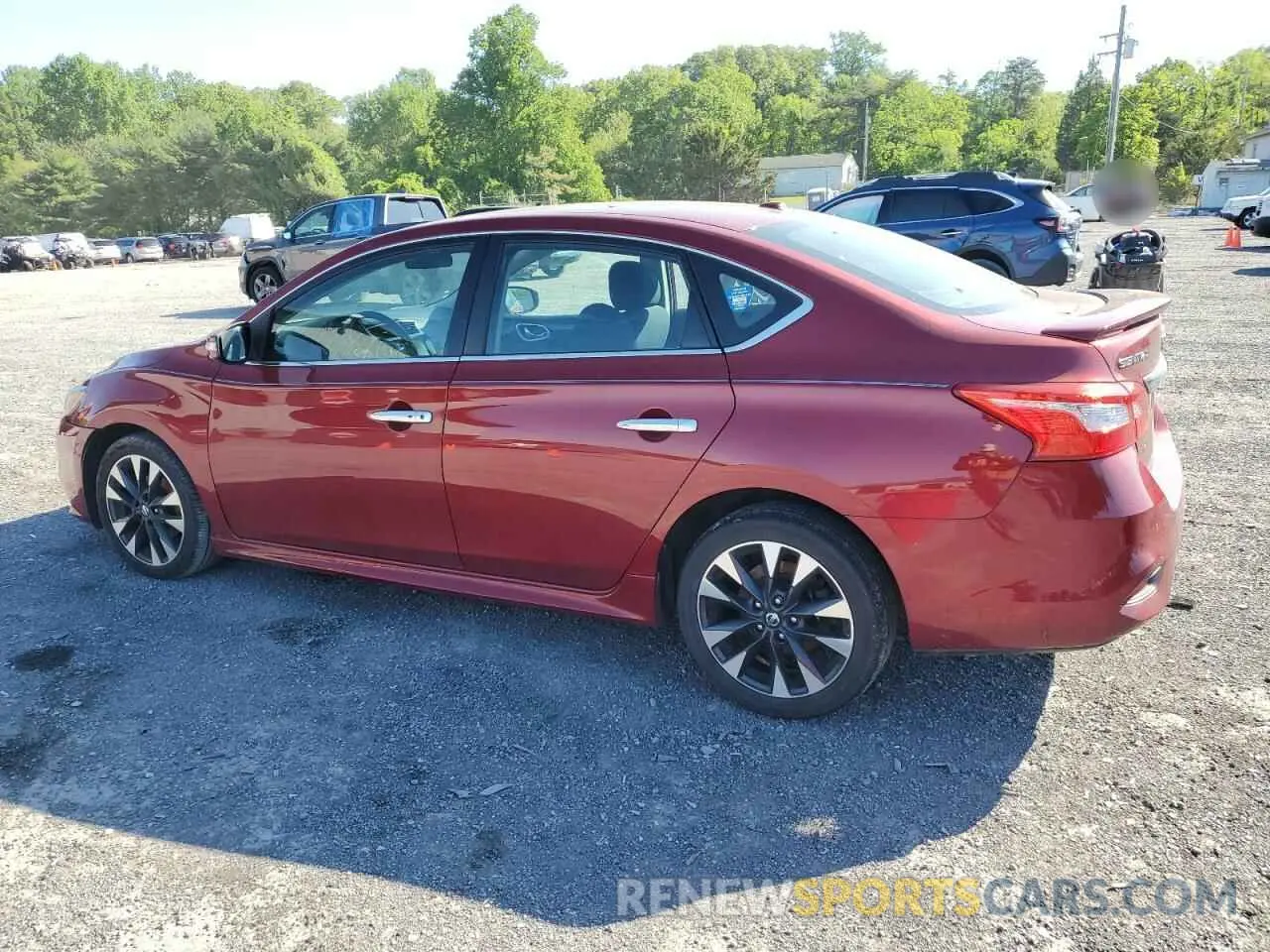 2 Photograph of a damaged car 3N1AB7AP4KY253952 NISSAN SENTRA 2019