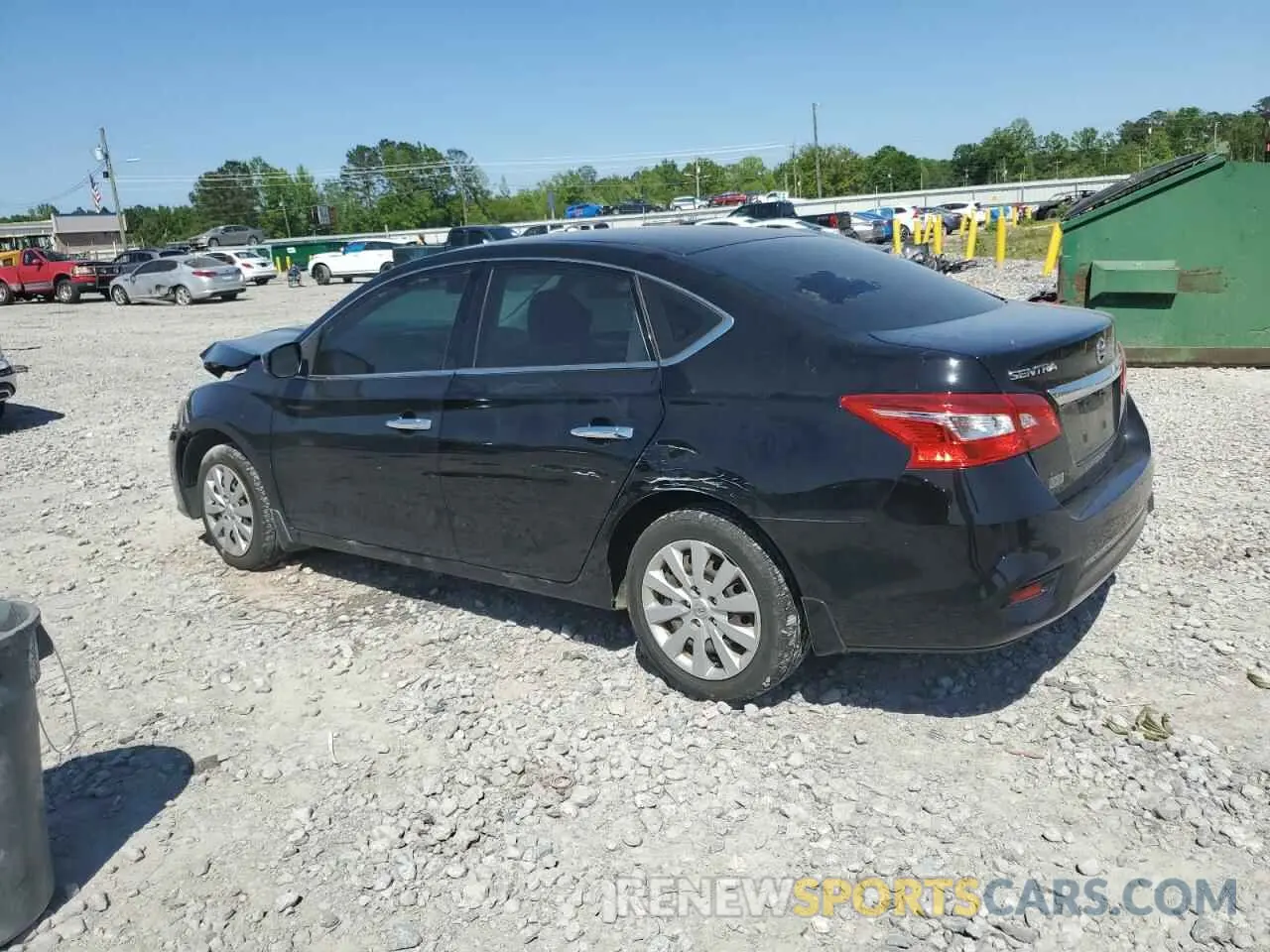 2 Photograph of a damaged car 3N1AB7AP4KY274574 NISSAN SENTRA 2019