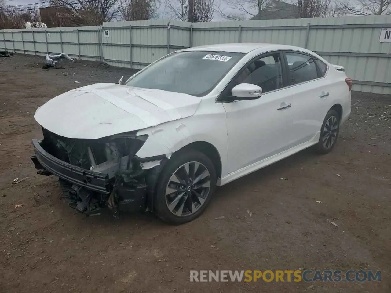 1 Photograph of a damaged car 3N1AB7AP4KY283954 NISSAN SENTRA 2019