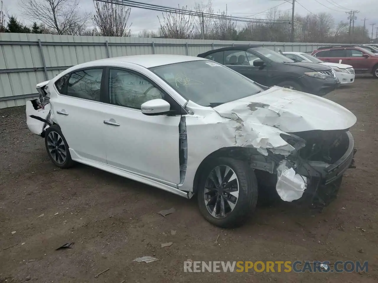4 Photograph of a damaged car 3N1AB7AP4KY283954 NISSAN SENTRA 2019