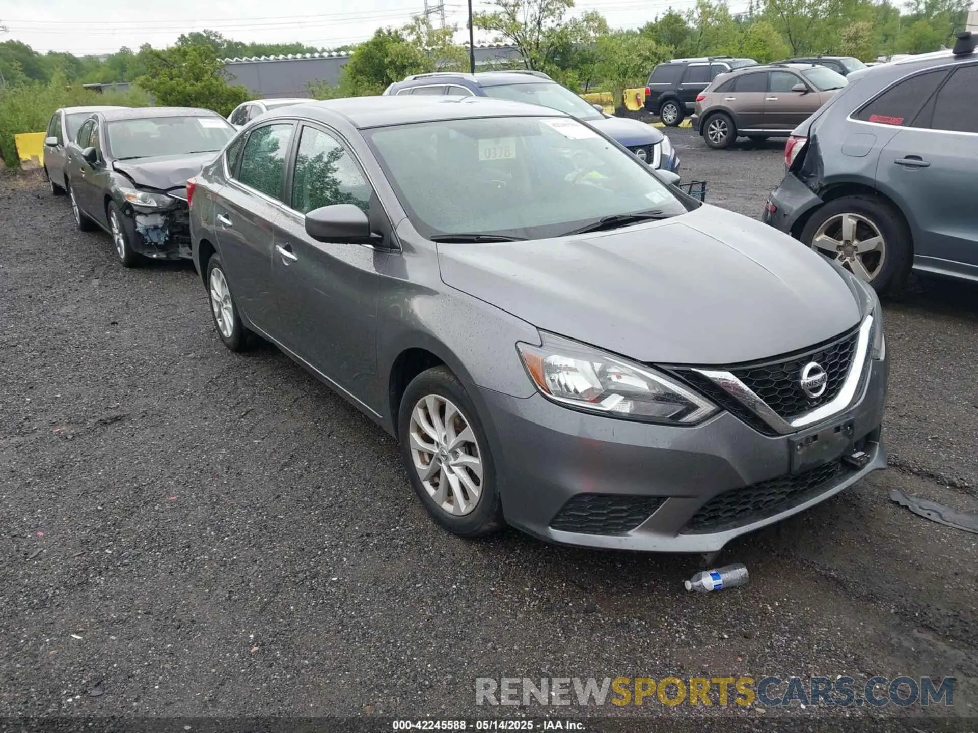 1 Photograph of a damaged car 3N1AB7AP4KY289561 NISSAN SENTRA 2019