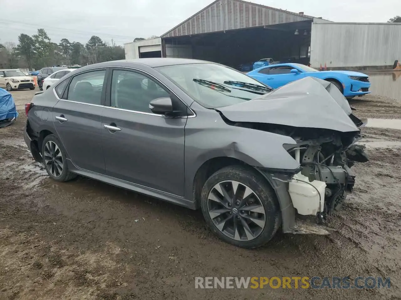 4 Photograph of a damaged car 3N1AB7AP4KY305418 NISSAN SENTRA 2019