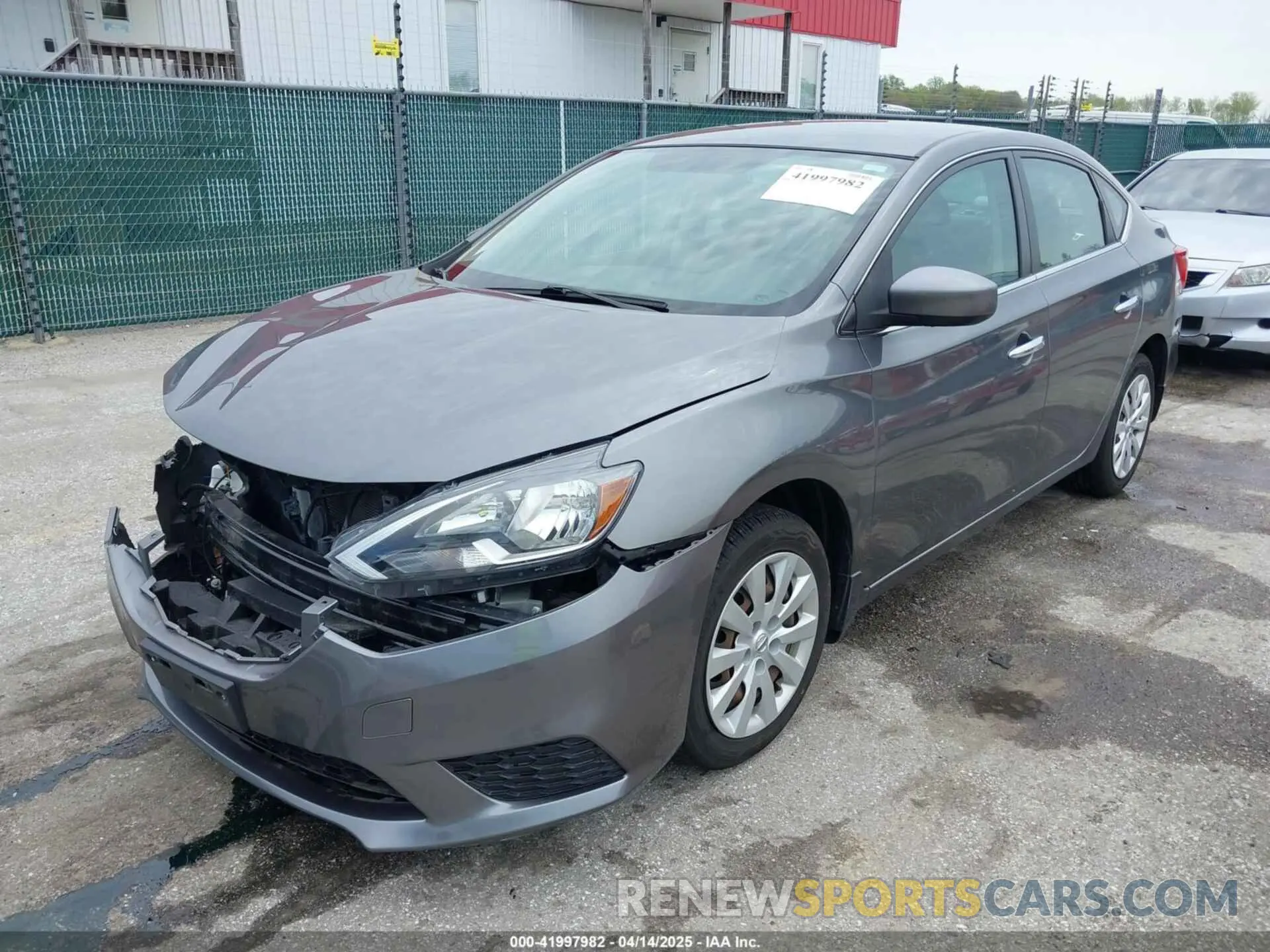 2 Photograph of a damaged car 3N1AB7AP4KY322090 NISSAN SENTRA 2019