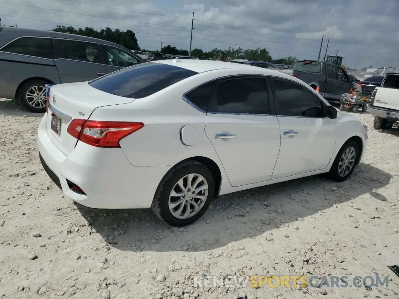 3 Photograph of a damaged car 3N1AB7AP4KY326317 NISSAN SENTRA 2019