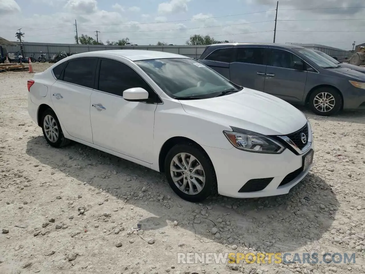 4 Photograph of a damaged car 3N1AB7AP4KY326317 NISSAN SENTRA 2019