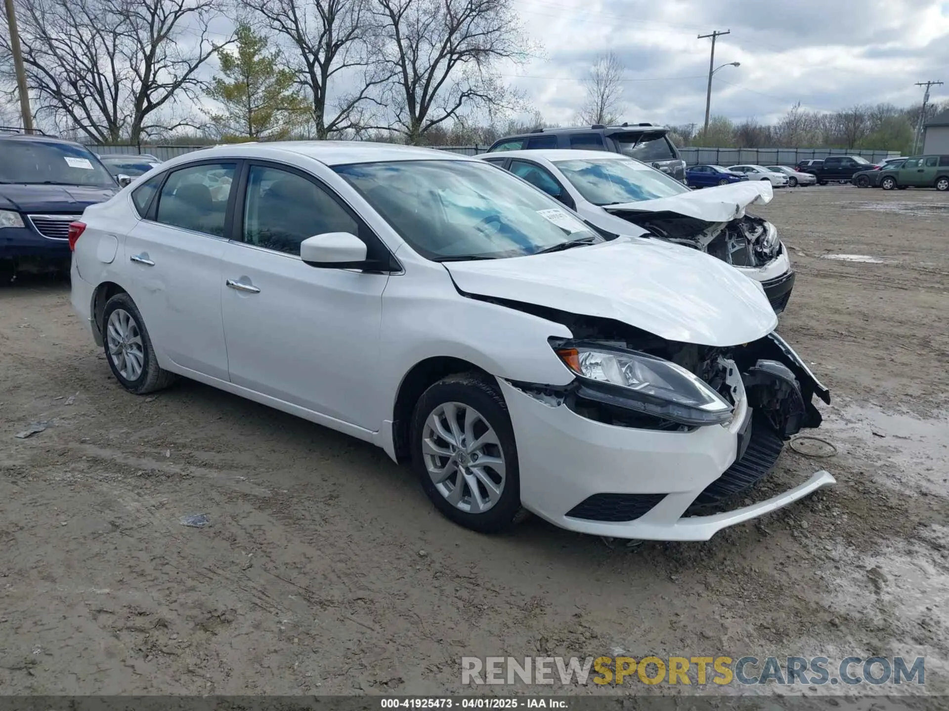 1 Photograph of a damaged car 3N1AB7AP4KY337334 NISSAN SENTRA 2019