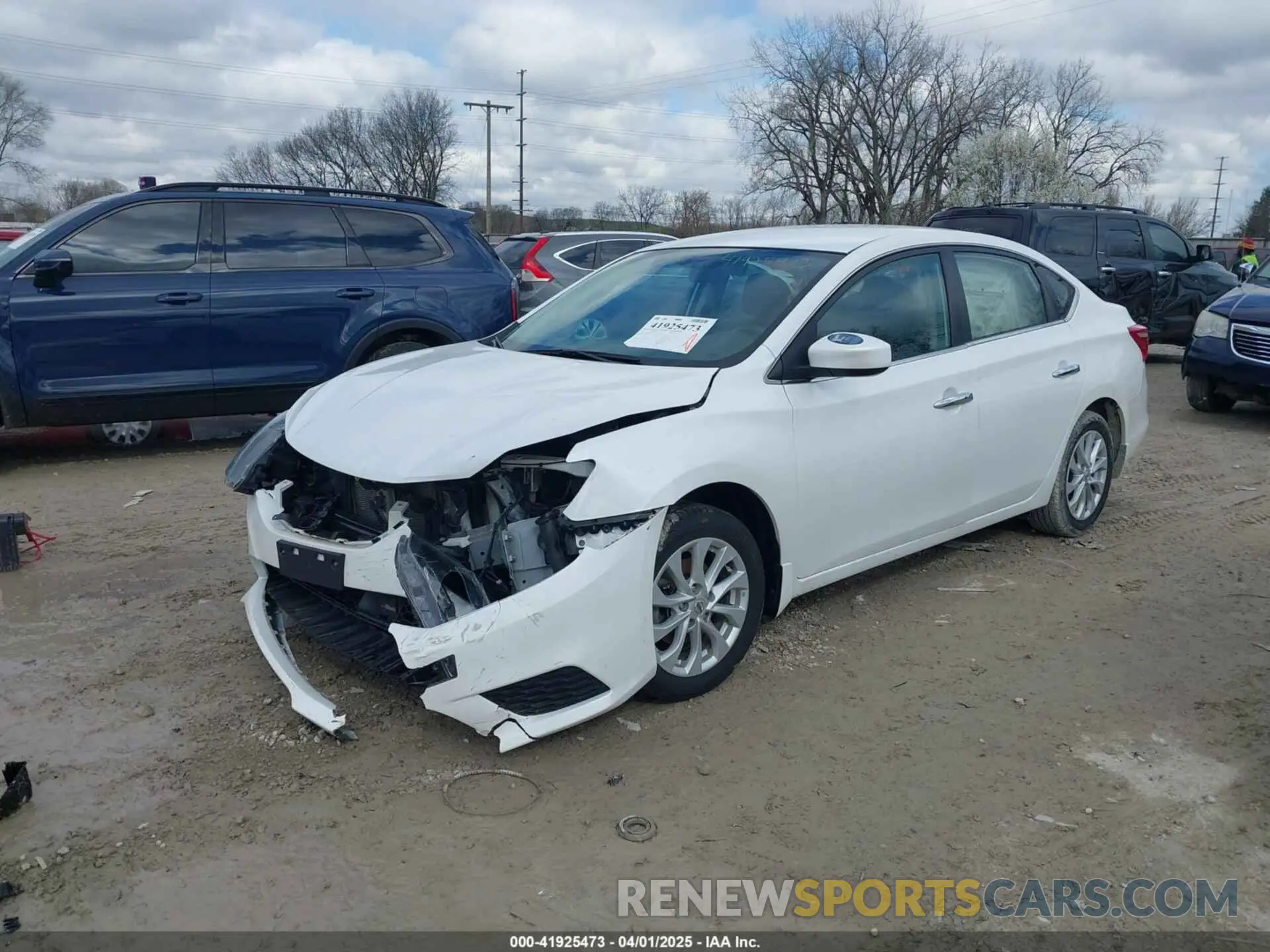 2 Photograph of a damaged car 3N1AB7AP4KY337334 NISSAN SENTRA 2019