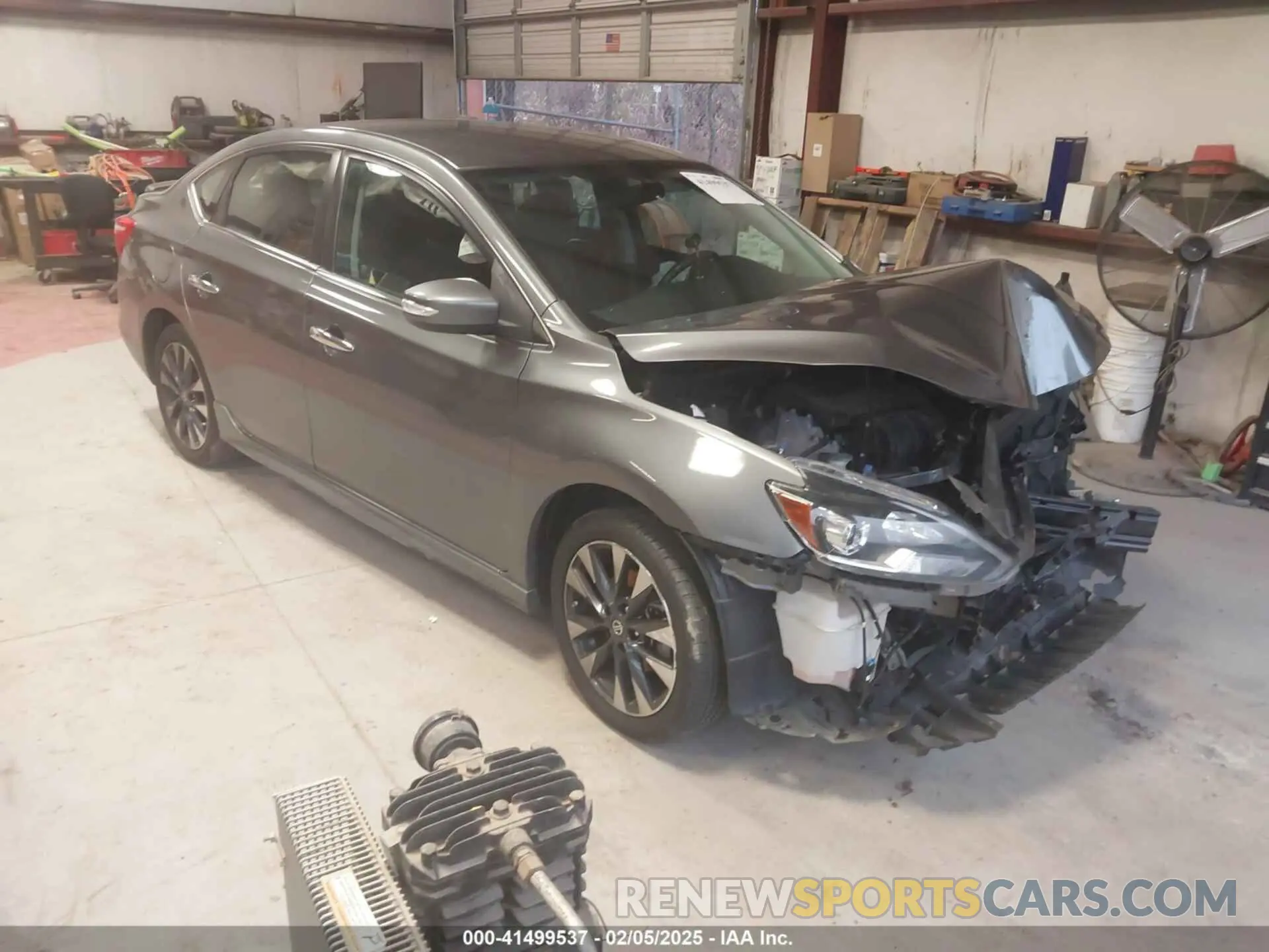 1 Photograph of a damaged car 3N1AB7AP4KY343358 NISSAN SENTRA 2019