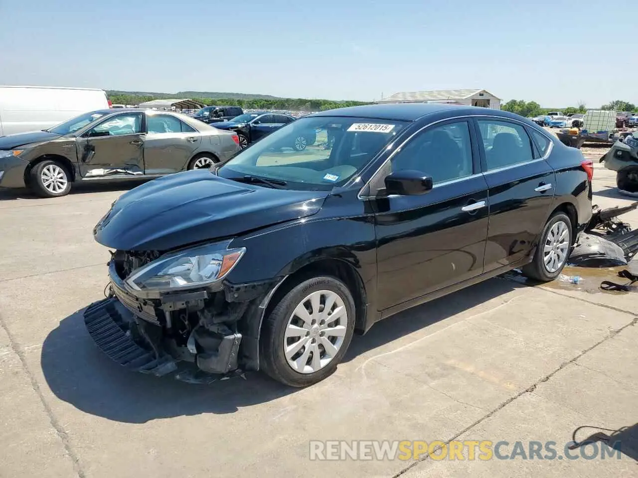 1 Photograph of a damaged car 3N1AB7AP4KY391233 NISSAN SENTRA 2019