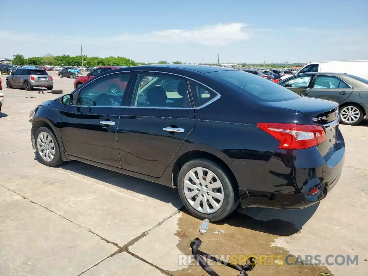 2 Photograph of a damaged car 3N1AB7AP4KY391233 NISSAN SENTRA 2019