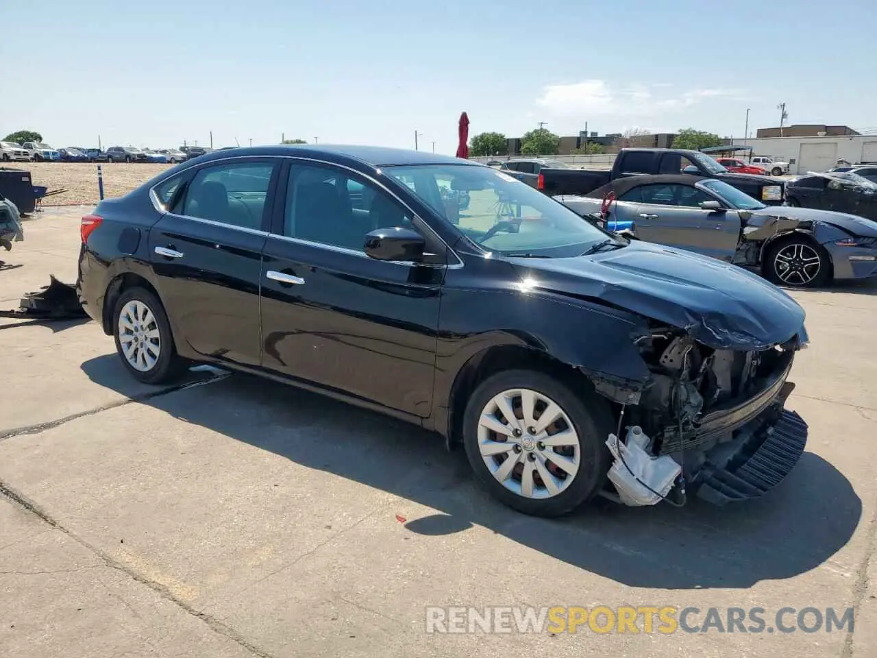 4 Photograph of a damaged car 3N1AB7AP4KY391233 NISSAN SENTRA 2019