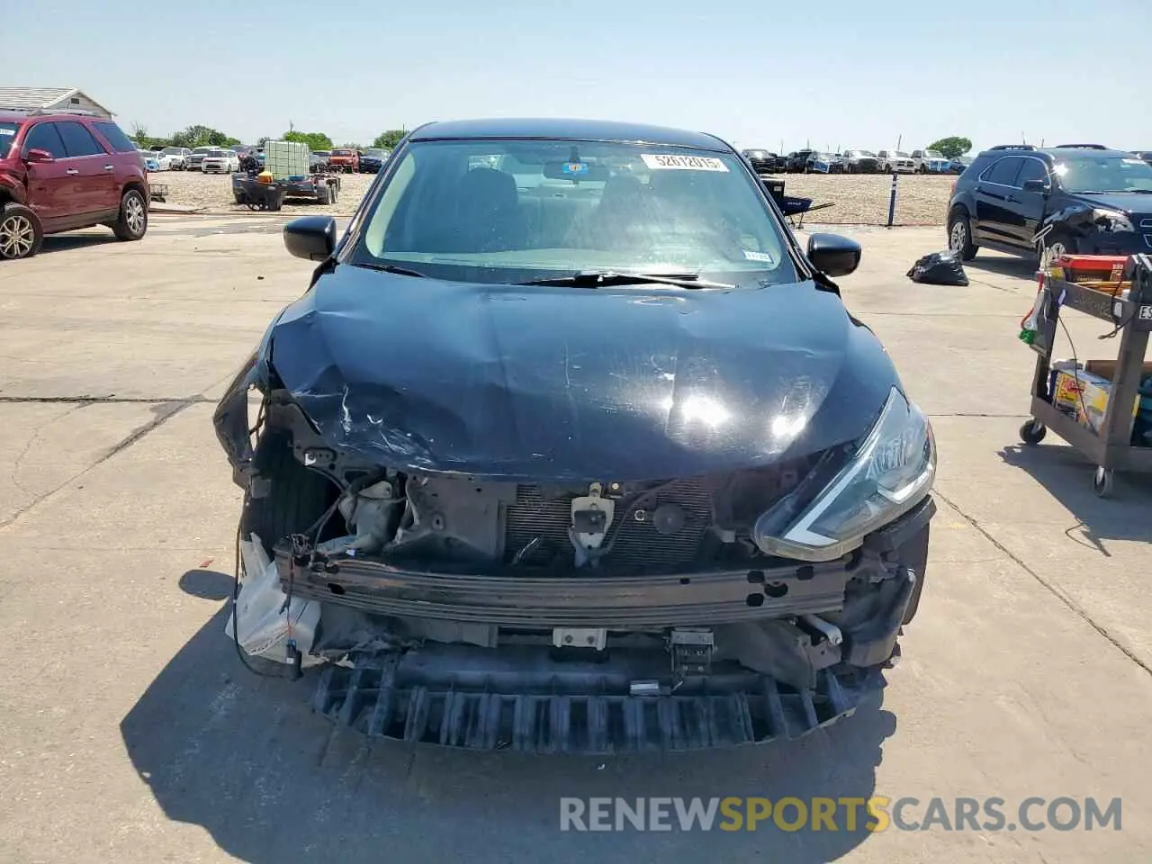 5 Photograph of a damaged car 3N1AB7AP4KY391233 NISSAN SENTRA 2019