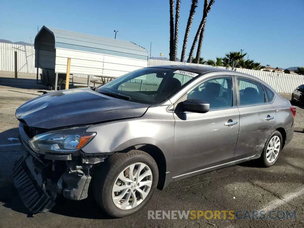 1 Photograph of a damaged car 3N1AB7AP4KY404885 NISSAN SENTRA 2019