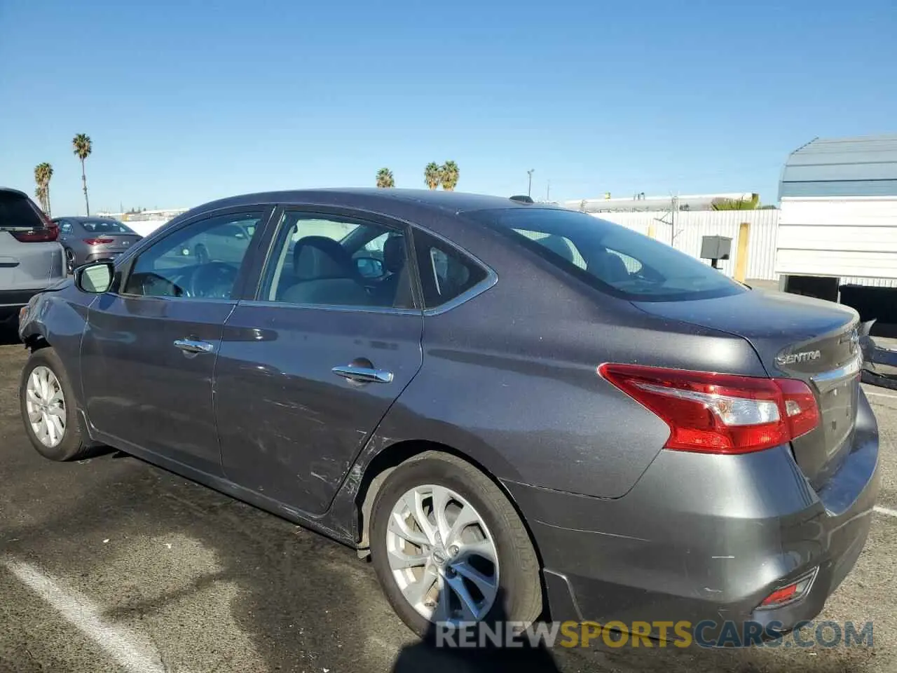 2 Photograph of a damaged car 3N1AB7AP4KY404885 NISSAN SENTRA 2019