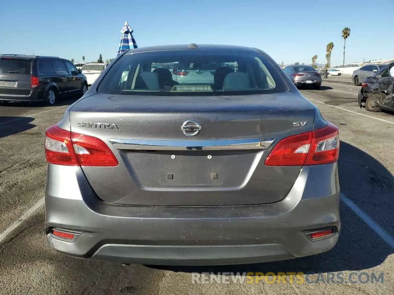 6 Photograph of a damaged car 3N1AB7AP4KY404885 NISSAN SENTRA 2019