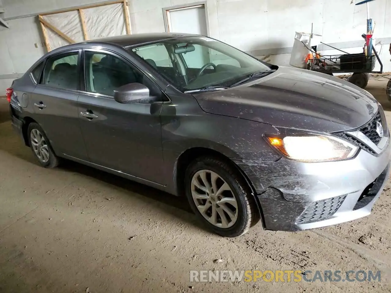 4 Photograph of a damaged car 3N1AB7AP4KY414798 NISSAN SENTRA 2019