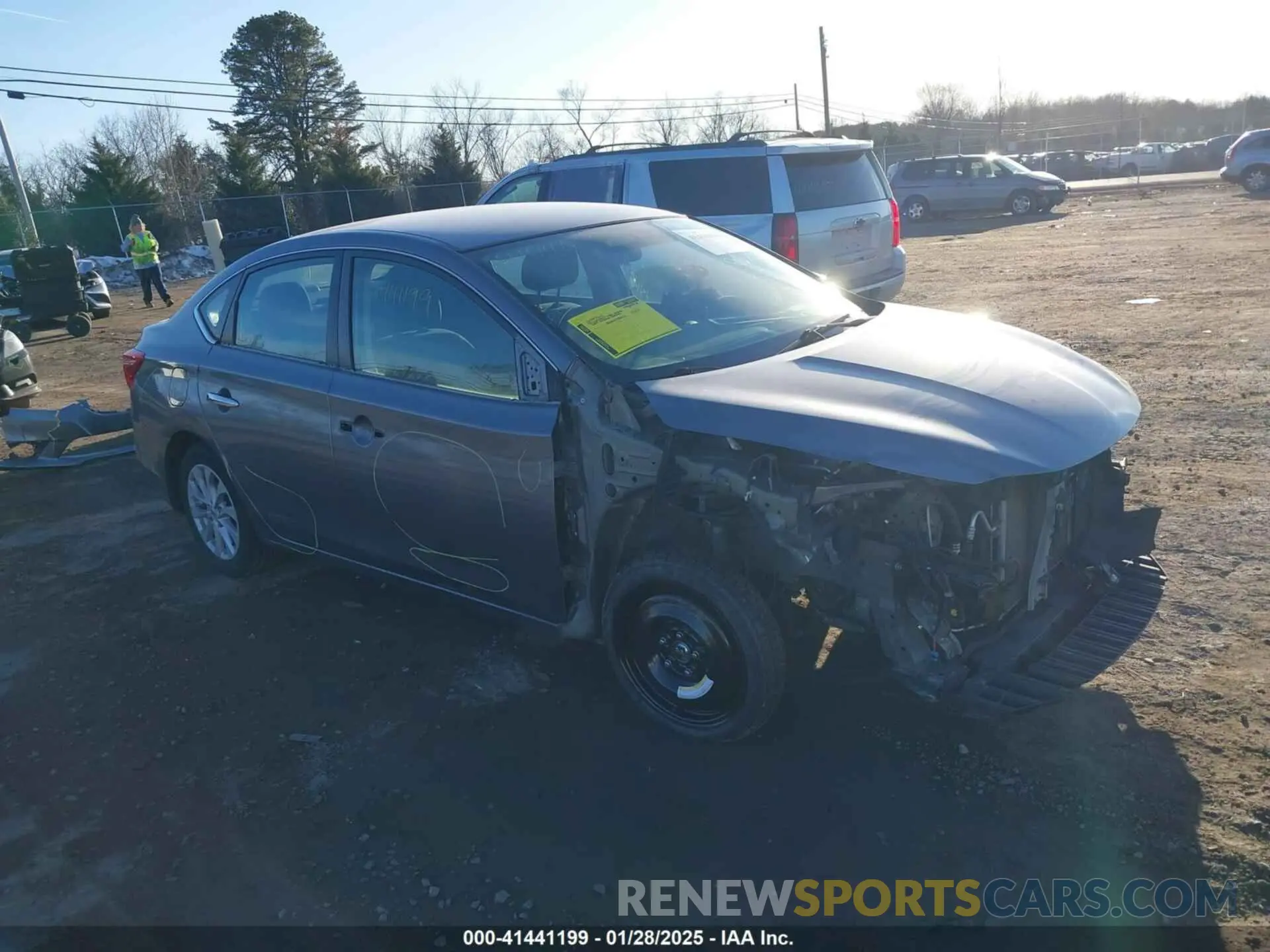 1 Фотография поврежденного автомобиля 3N1AB7AP4KY428555 NISSAN SENTRA 2019