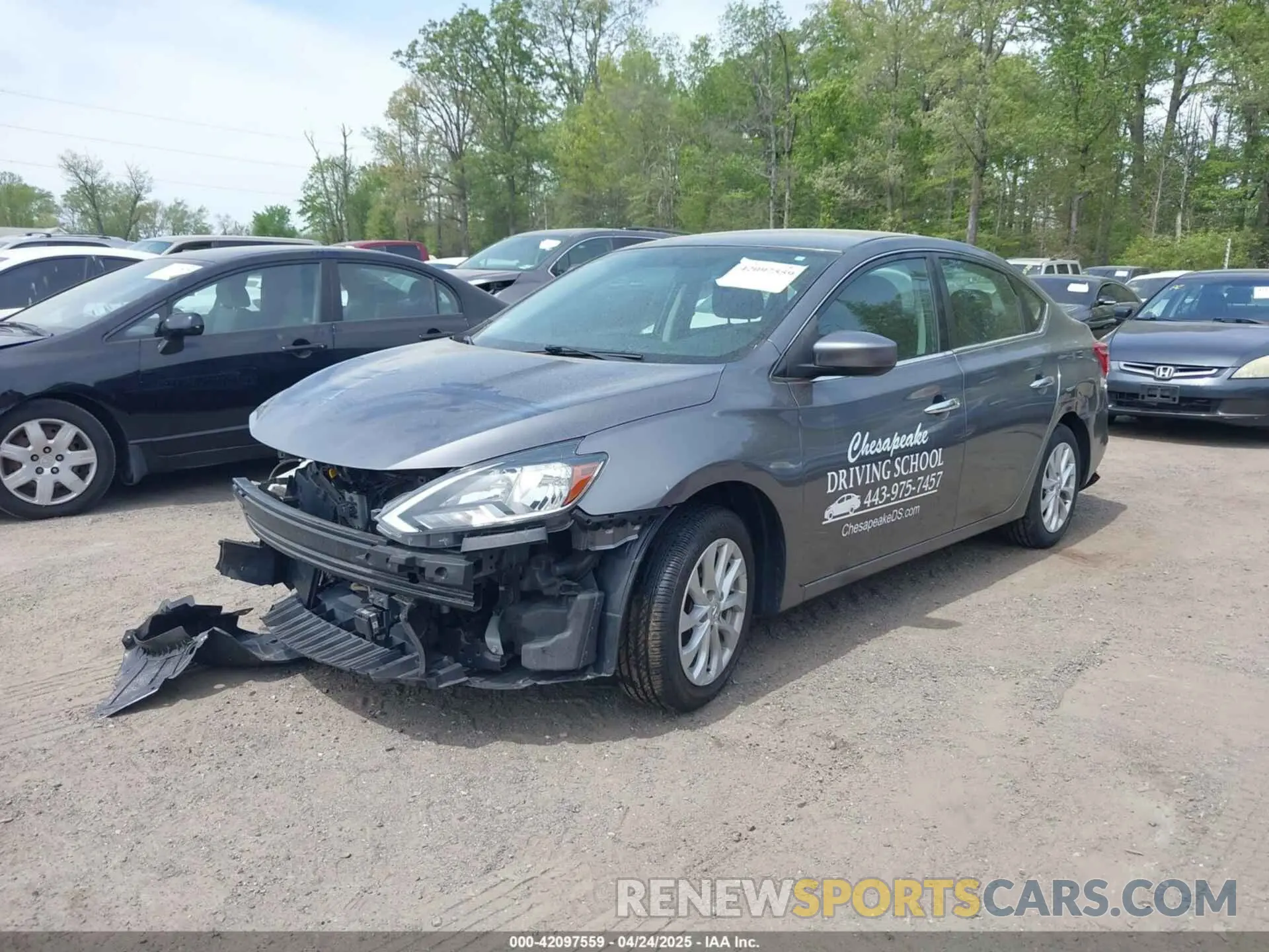 2 Фотография поврежденного автомобиля 3N1AB7AP4KY432993 NISSAN SENTRA 2019