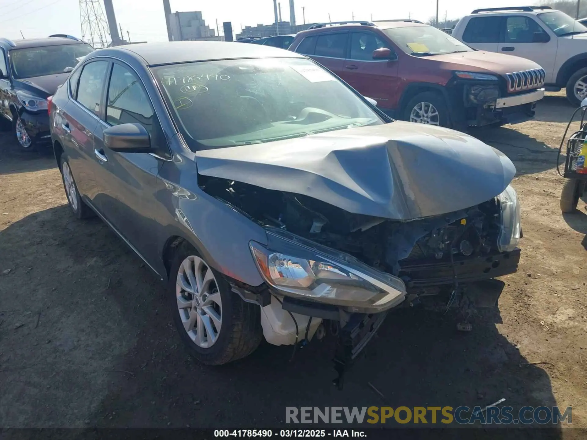 1 Фотография поврежденного автомобиля 3N1AB7AP4KY433755 NISSAN SENTRA 2019
