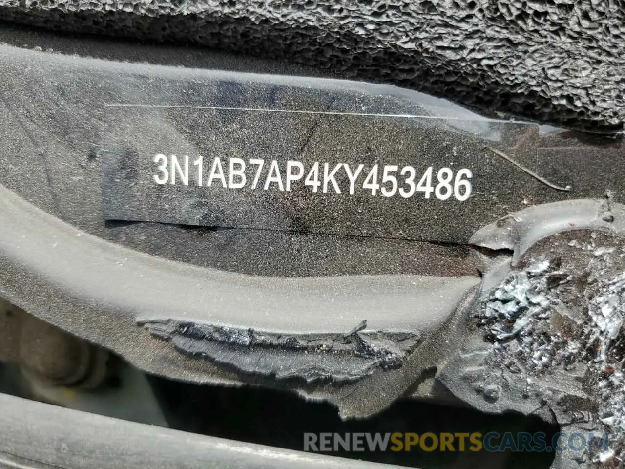 14 Photograph of a damaged car 3N1AB7AP4KY453486 NISSAN SENTRA 2019