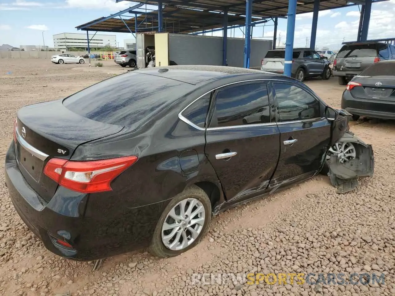 3 Photograph of a damaged car 3N1AB7AP4KY453486 NISSAN SENTRA 2019