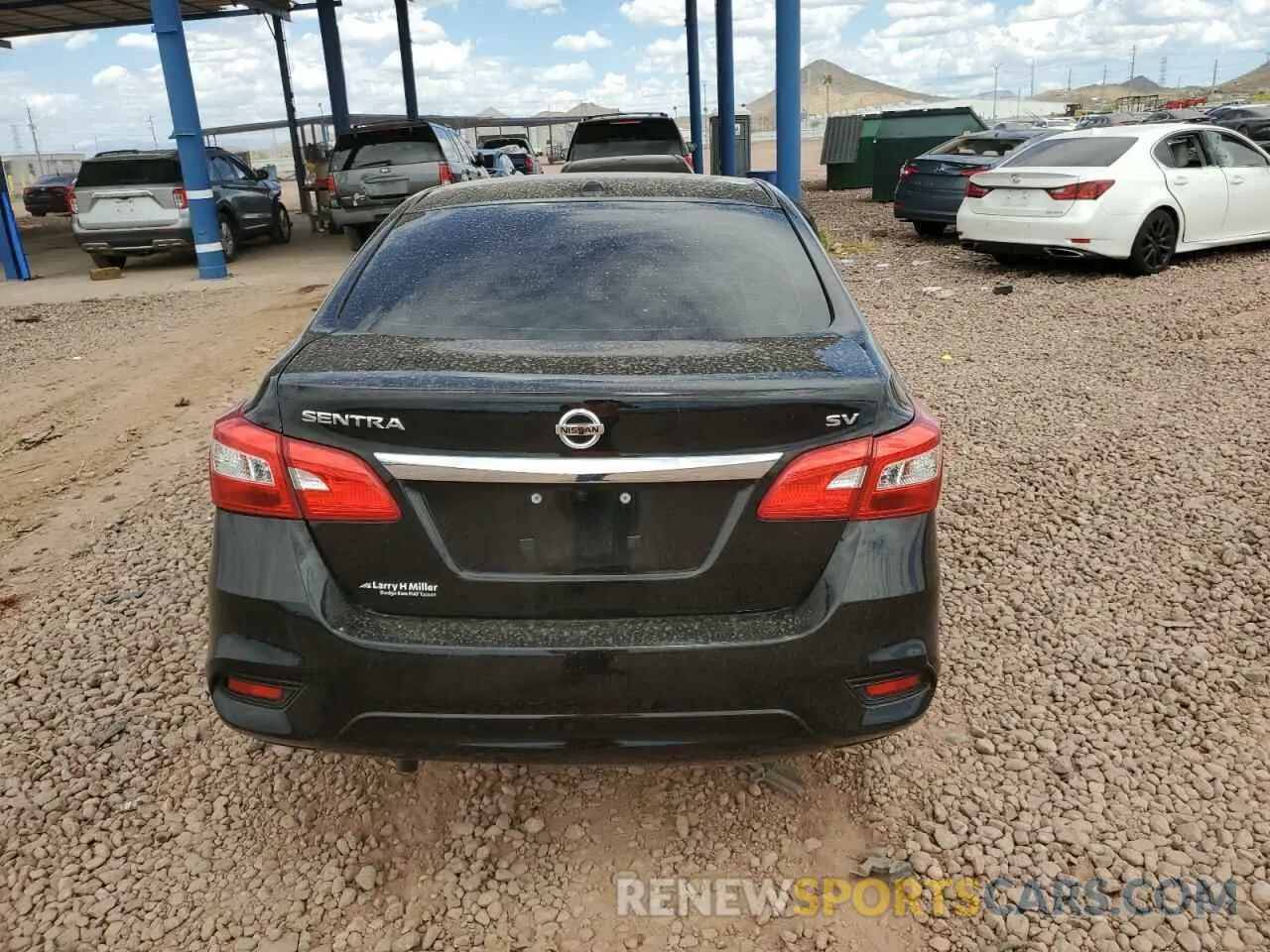 6 Photograph of a damaged car 3N1AB7AP4KY453486 NISSAN SENTRA 2019