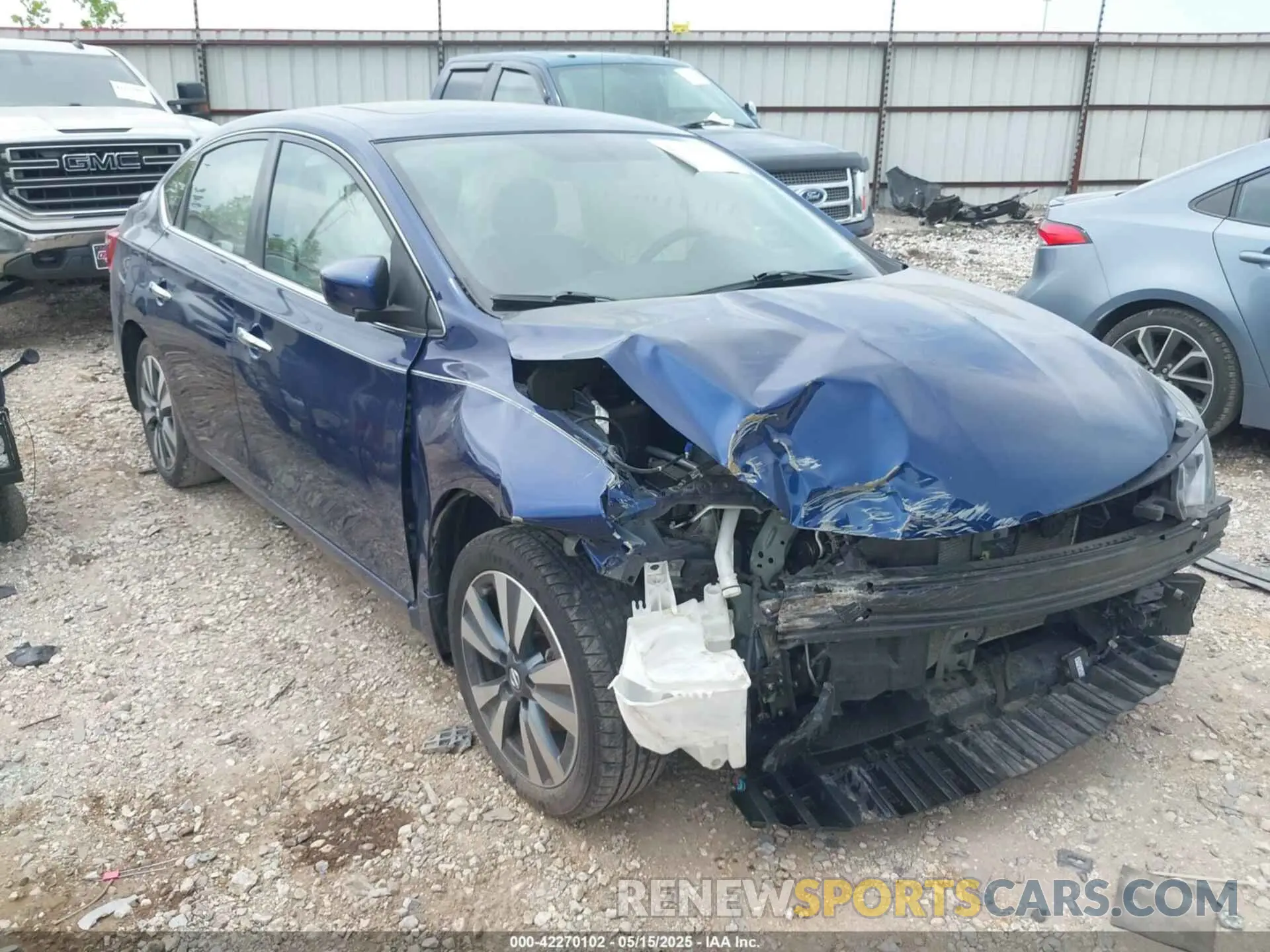 1 Photograph of a damaged car 3N1AB7AP4KY457456 NISSAN SENTRA 2019