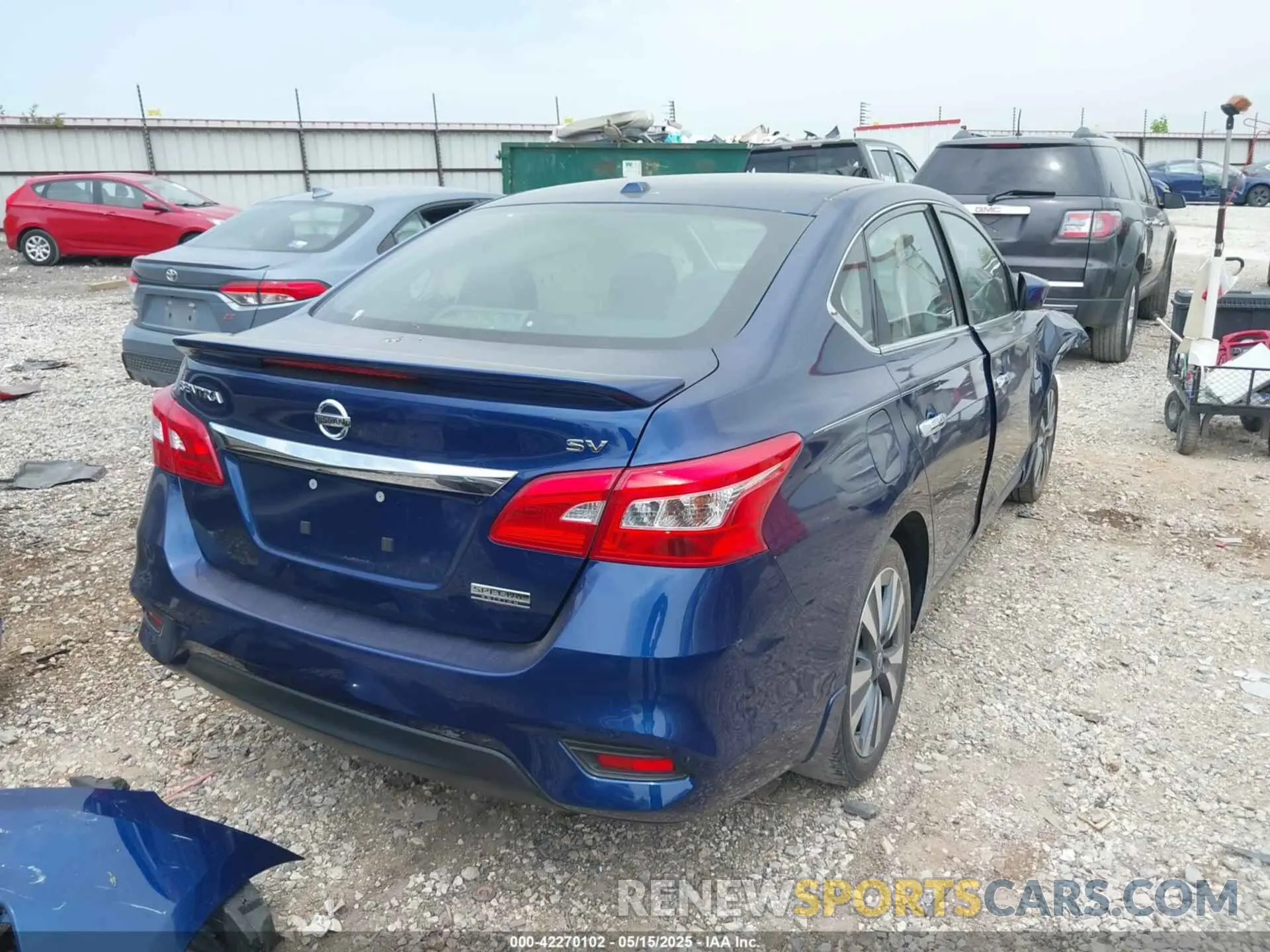 4 Photograph of a damaged car 3N1AB7AP4KY457456 NISSAN SENTRA 2019