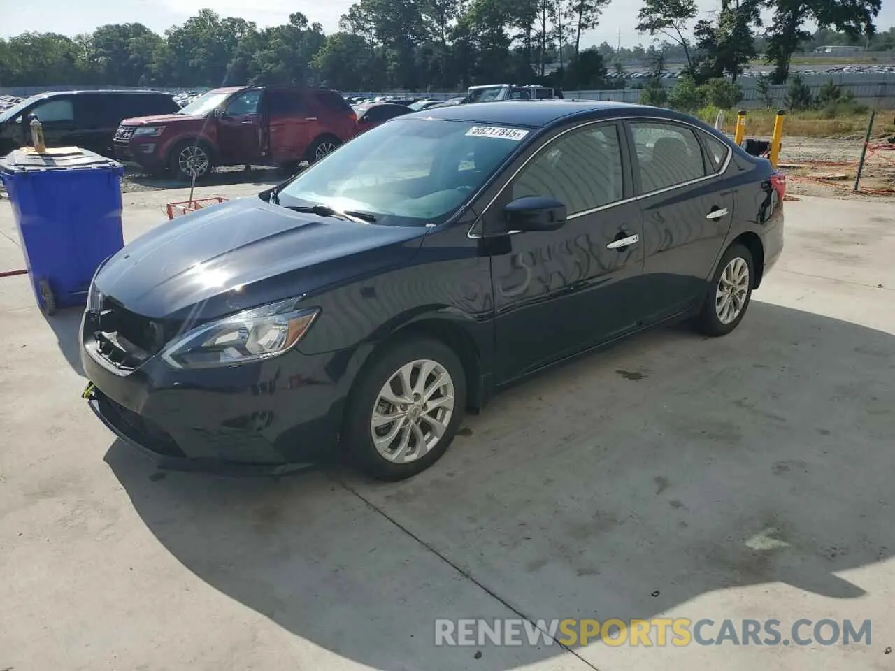 1 Photograph of a damaged car 3N1AB7AP5KL606258 NISSAN SENTRA 2019
