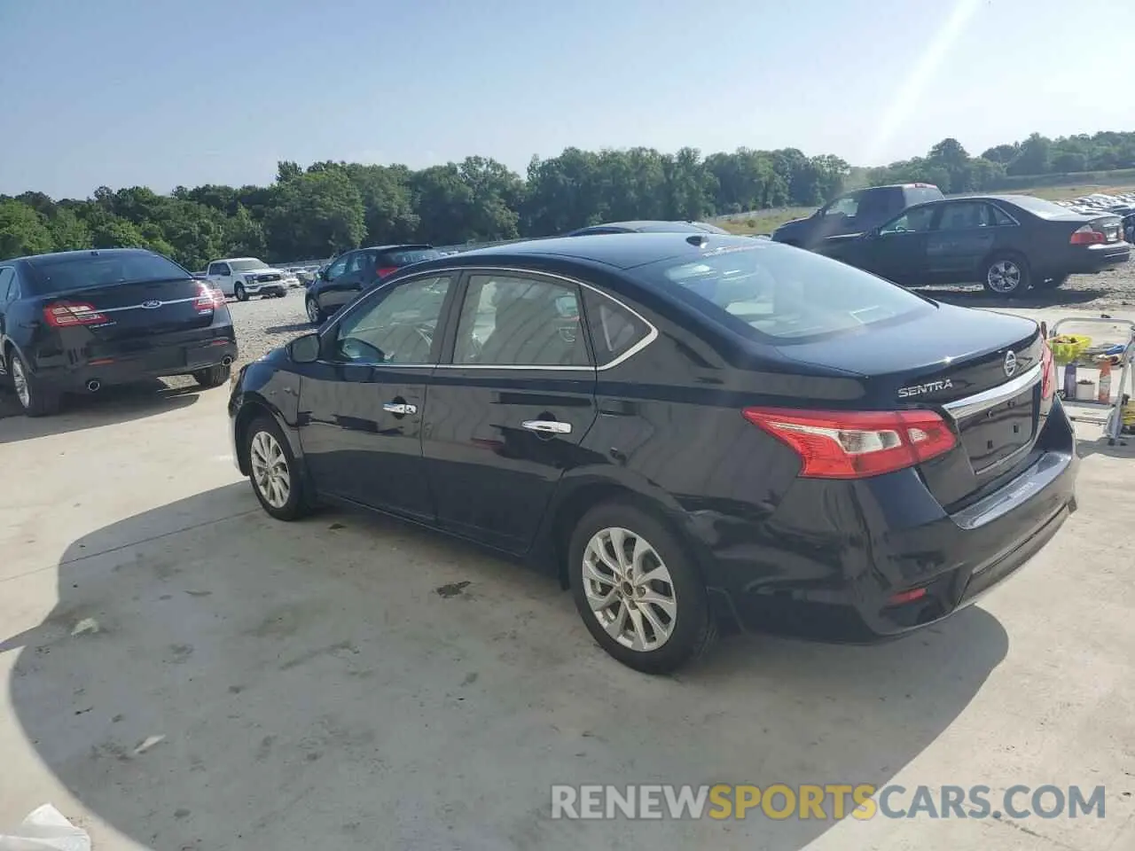 2 Photograph of a damaged car 3N1AB7AP5KL606258 NISSAN SENTRA 2019