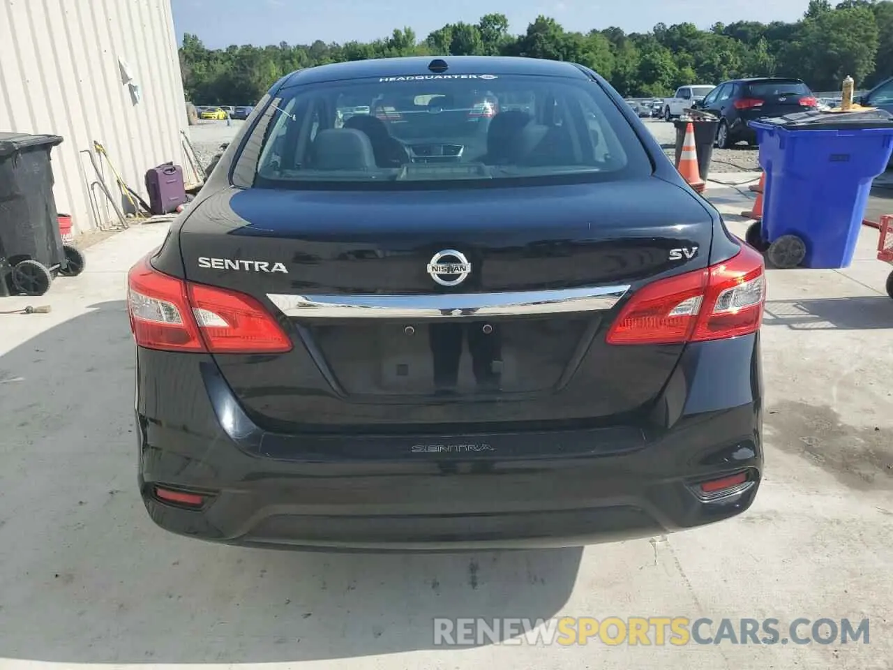 6 Photograph of a damaged car 3N1AB7AP5KL606258 NISSAN SENTRA 2019