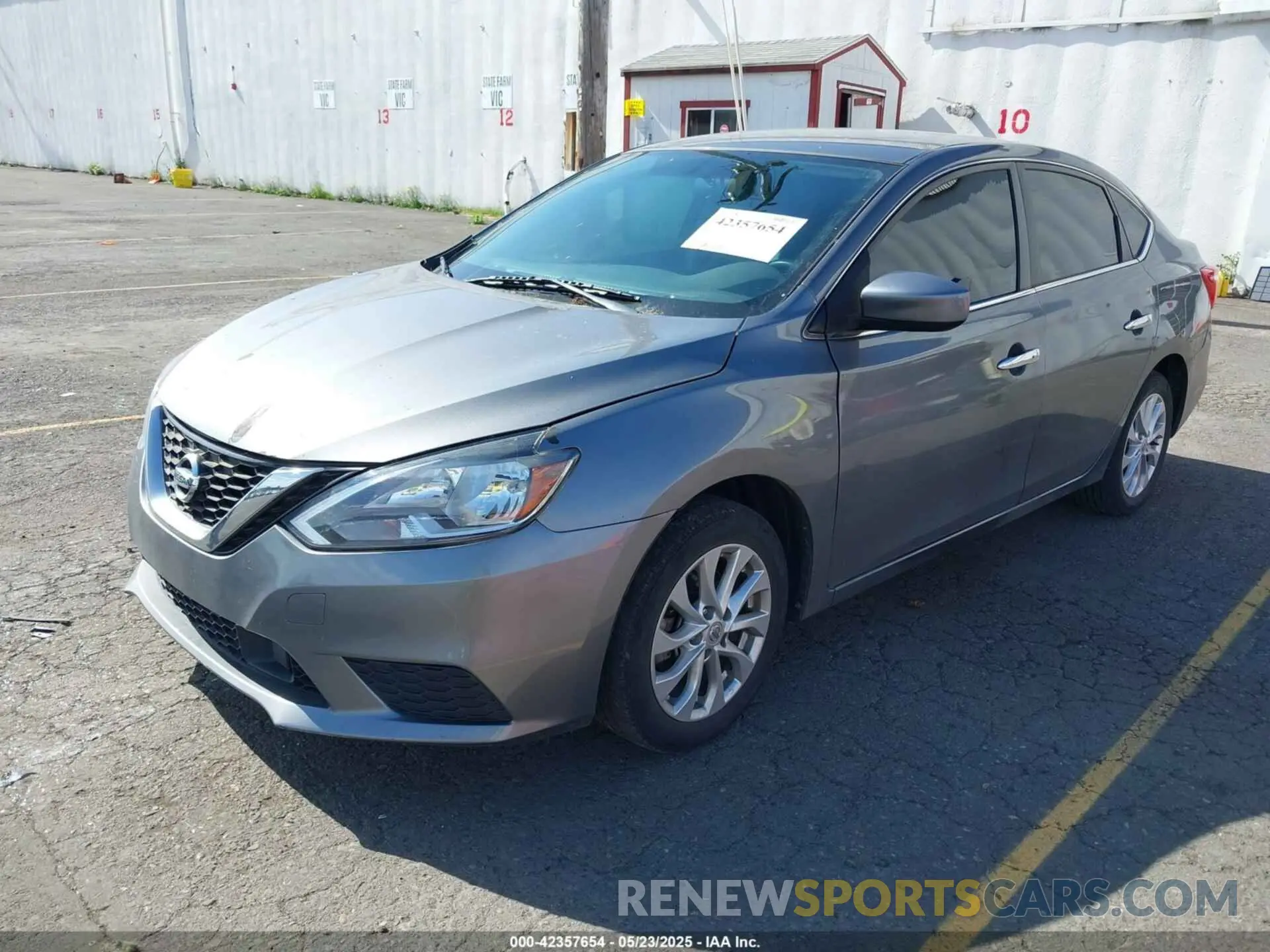2 Photograph of a damaged car 3N1AB7AP5KL612335 NISSAN SENTRA 2019