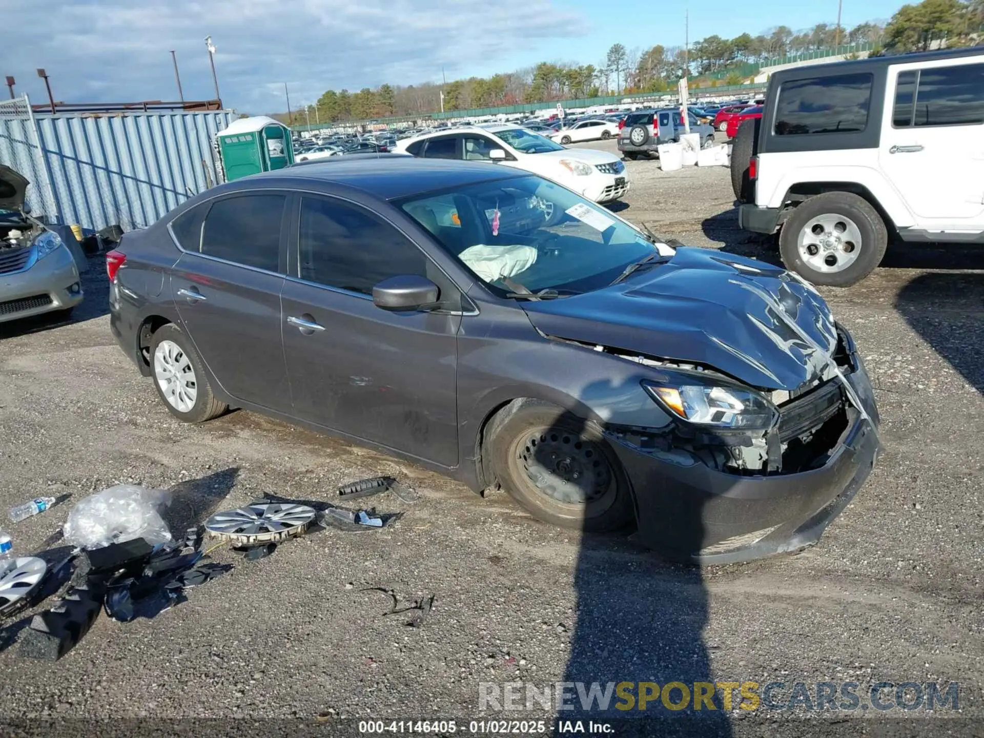 1 Photograph of a damaged car 3N1AB7AP5KY202279 NISSAN SENTRA 2019