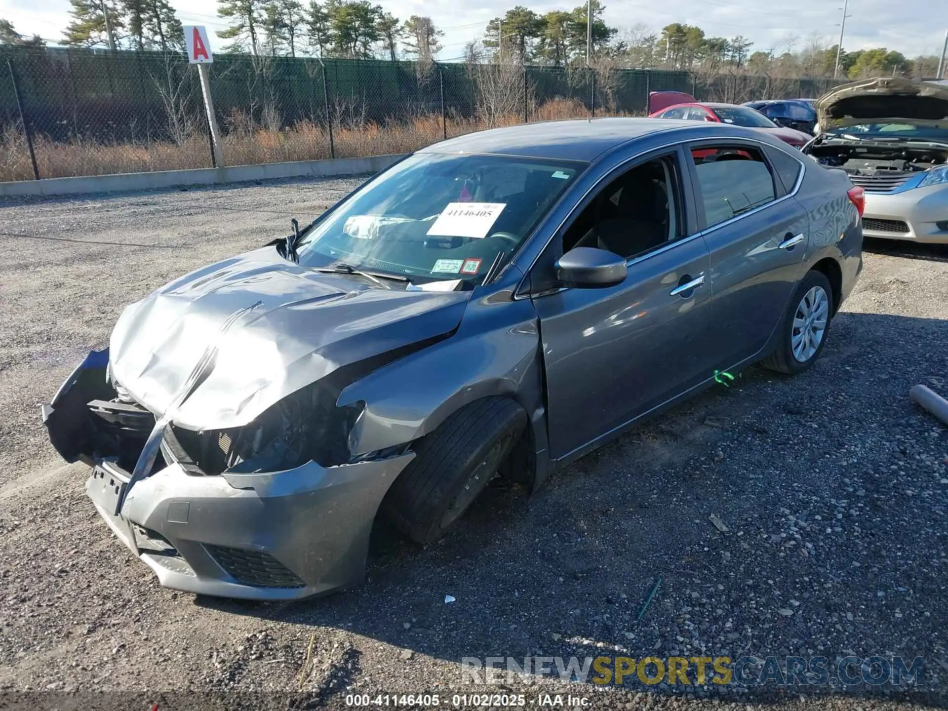 2 Photograph of a damaged car 3N1AB7AP5KY202279 NISSAN SENTRA 2019