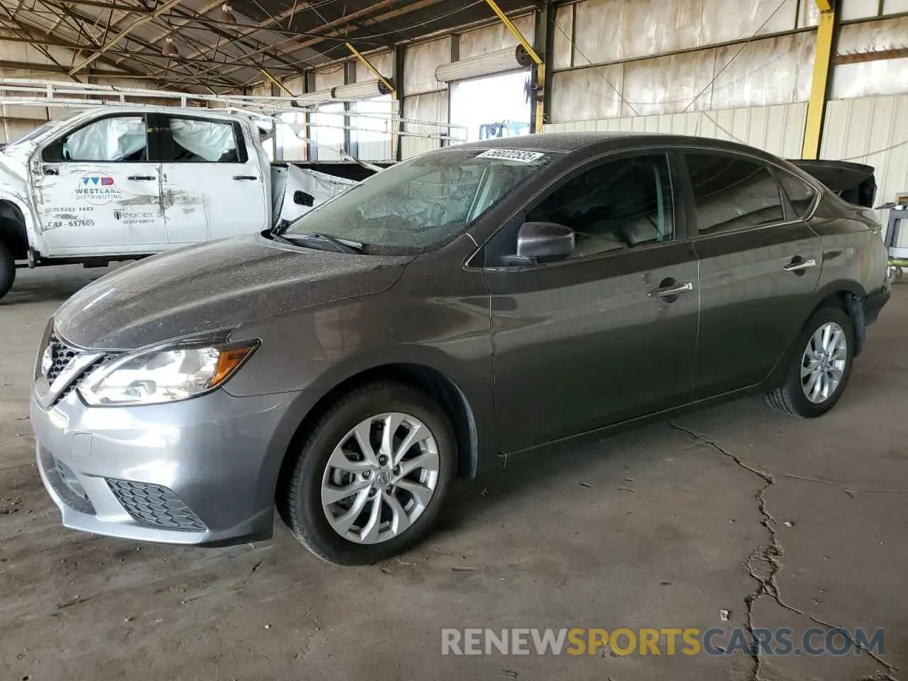 1 Photograph of a damaged car 3N1AB7AP5KY211998 NISSAN SENTRA 2019