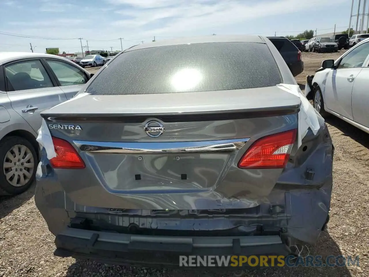 6 Photograph of a damaged car 3N1AB7AP5KY211998 NISSAN SENTRA 2019